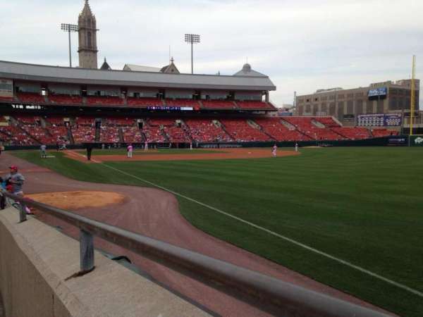 Sahlen Field, section: 124, row: E, seat: 1
