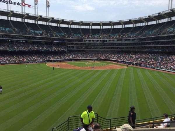 Progressive Field, section: 184, row: J, seat: 8