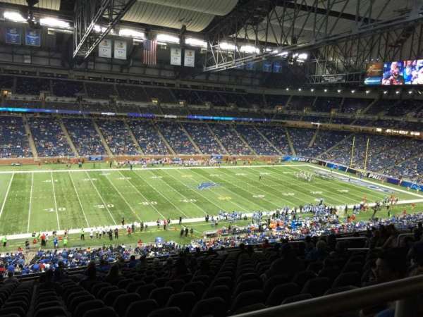Ford Field, section: 204, row: 17, seat: 3