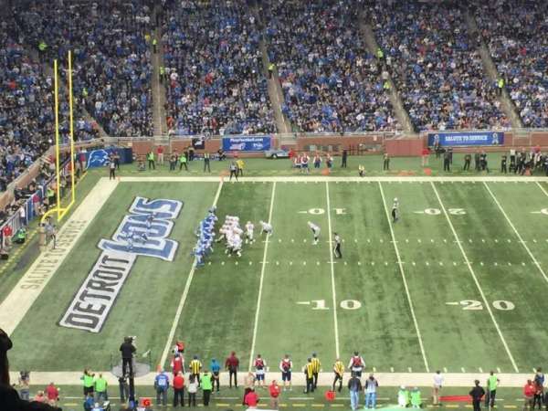 Ford Field, section: 204, row: 17, seat: 5