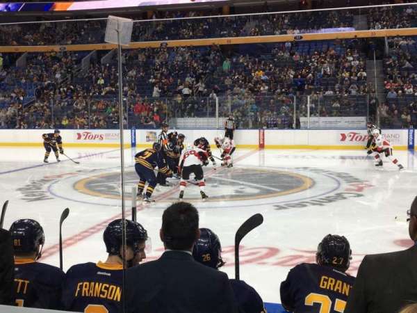 KeyBank Center, section: 105, row: 5, seat: 1
