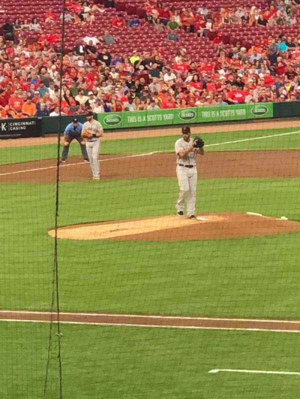 Great American Ball Park, section: 131, row: Z, seat: 10