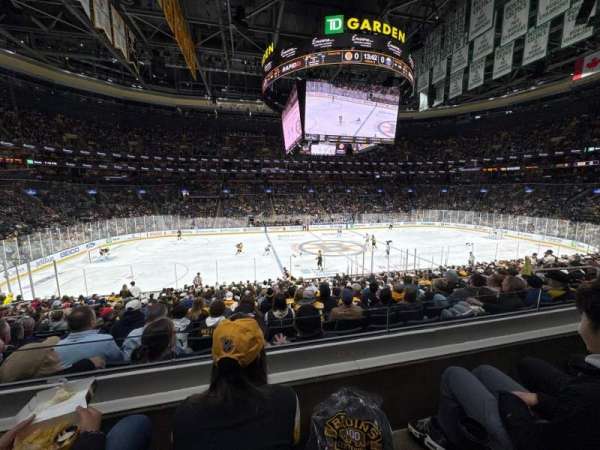 TD Garden, section: 143, row: B, seat: 6