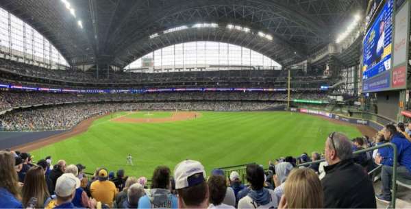 American Family Field, section: 203, row: 7, seat: 24