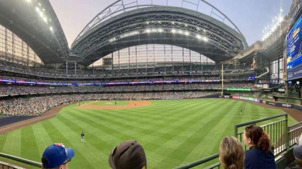 American Family Field, section: 203, row: 2, seat: 25