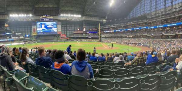 American Family Field, section: 120, row: 13, seat: 7