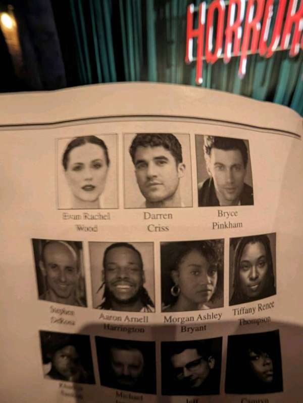 Westside Theatre Upstairs, section: Orchestra C, row: C, seat: 108