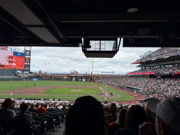 Oracle Park, section: 121, row: 37, seat: 17