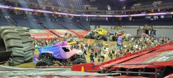 Oakland arena, section: 105, row: 12, seat: 5