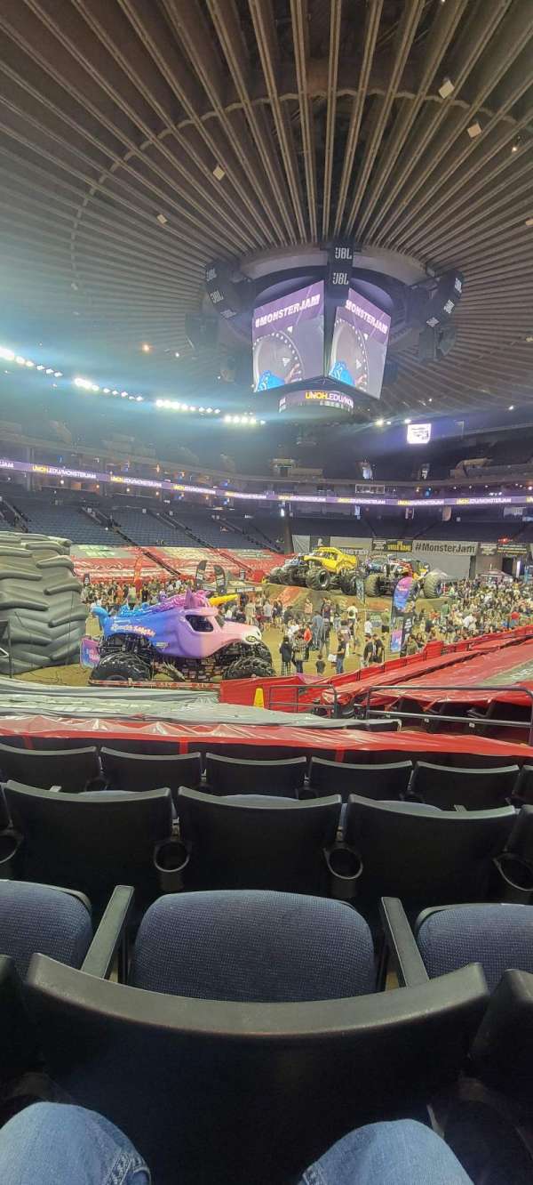 Oakland arena, section: 105, row: 12, seat: 5
