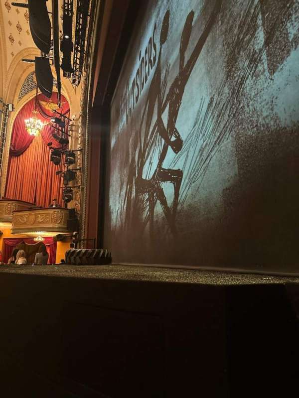 Bernard B. Jacobs Theatre, section: Orchestra R, row: A, seat: 8