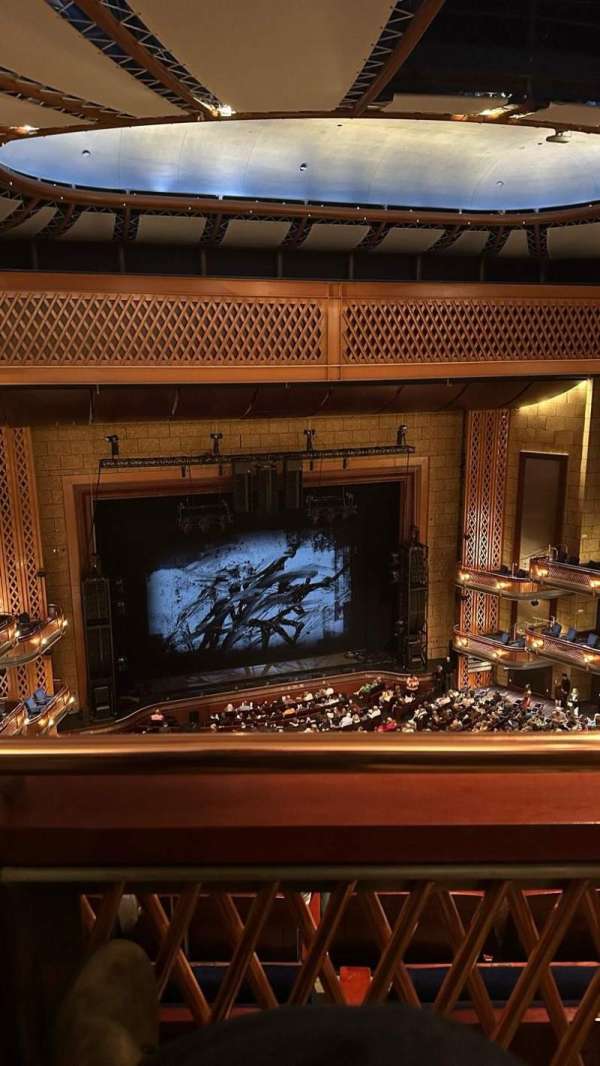 Walt Disney Theatre - Dr. Phillips Center, section: Upper Balcony, row: H, seat: 118