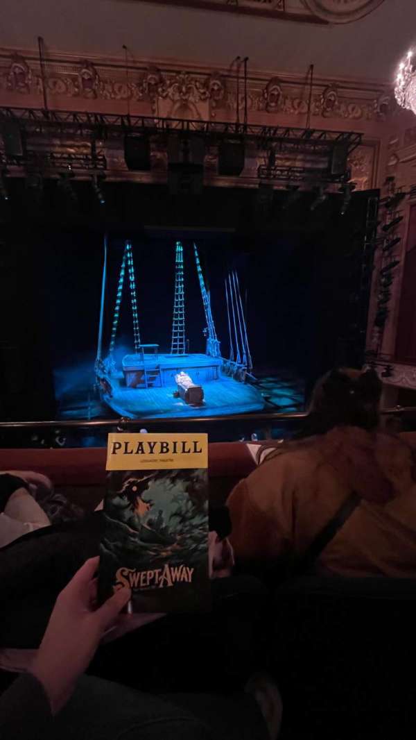 Longacre Theatre, section: Mezzanine C, row: B, seat: 109