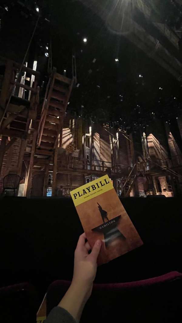 Richard Rodgers Theatre, section: Orchestra L, row: A, seat: 7