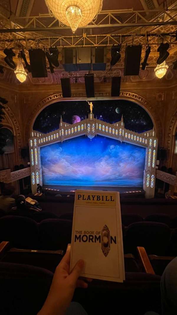 Eugene O'Neill Theatre, section: Mezzanine C, row: D, seat: 105