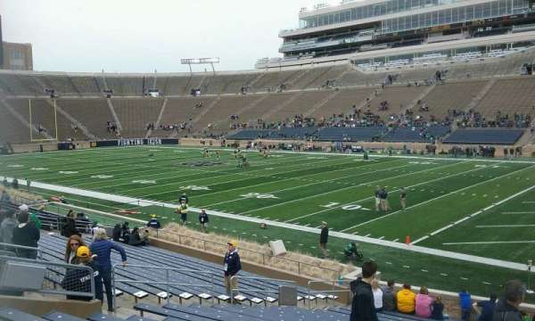 Notre Dame Stadium, section: 6, row: 28, seat: 5