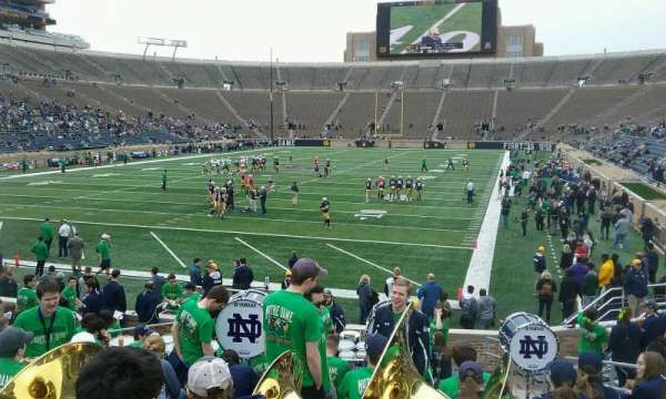 Notre Dame Stadium, section: 35, row: 23, seat: 8