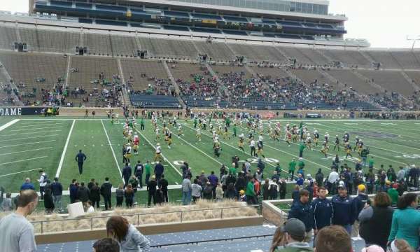 Notre Dame Stadium, section: 31, row: 27, seat: 18