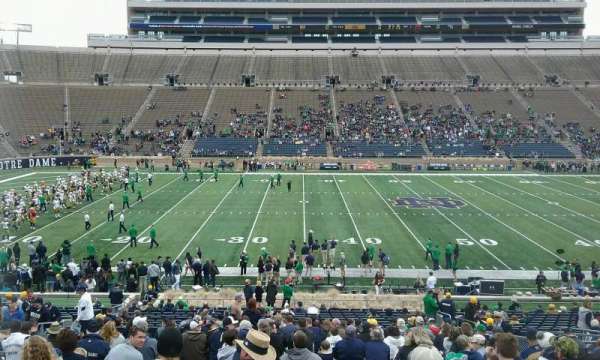 Notre Dame Stadium, section: 29, row: 43, seat: 14