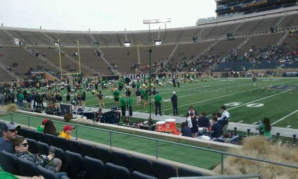 Notre Dame Stadium, section: 27, row: E, seat: 23