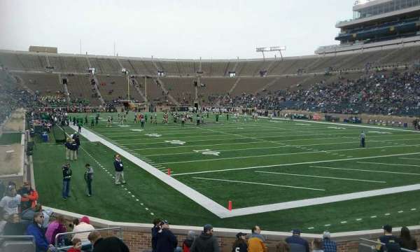 Notre Dame Stadium, section: 22, row: 20, seat: 6
