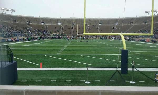 Notre Dame Stadium, section: 19, row: 7, seat: 24