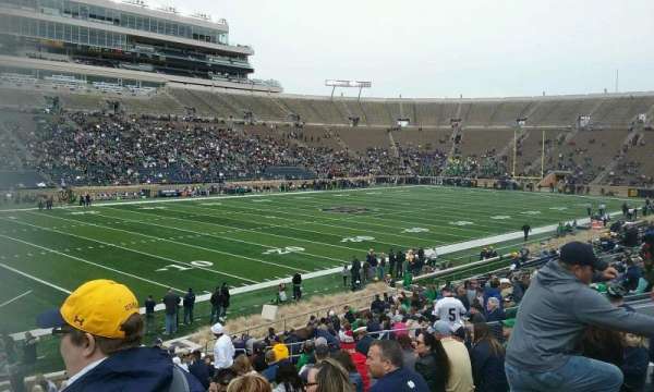 Notre Dame Stadium, section: 14, row: 32, seat: 24
