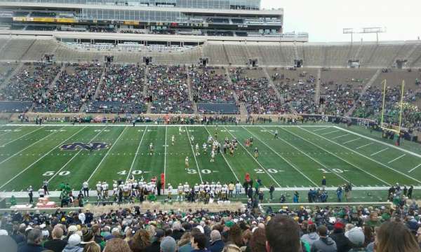 Notre Dame Stadium, section: 9, row: 54, seat: 13