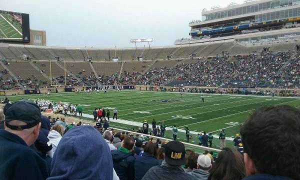 Notre Dame Stadium, section: 7, row: 24, seat: 8