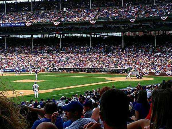 Wrigley Field, section: 107, row: 14, seat: 15
