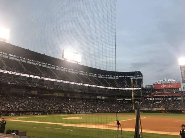 Rate Field, section: 121, row: 7, seat: 8