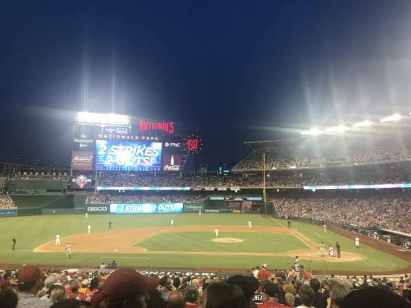 Nationals Park, section: 117, row: NN, seat: 4