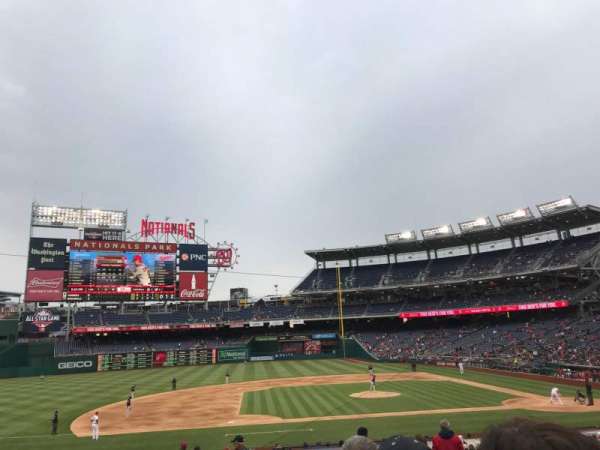 Nationals Park, section: 116, row: HH, seat: 14