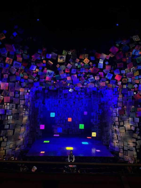 Cambridge Theatre, section: Dress Circle, row: B, seat: 19