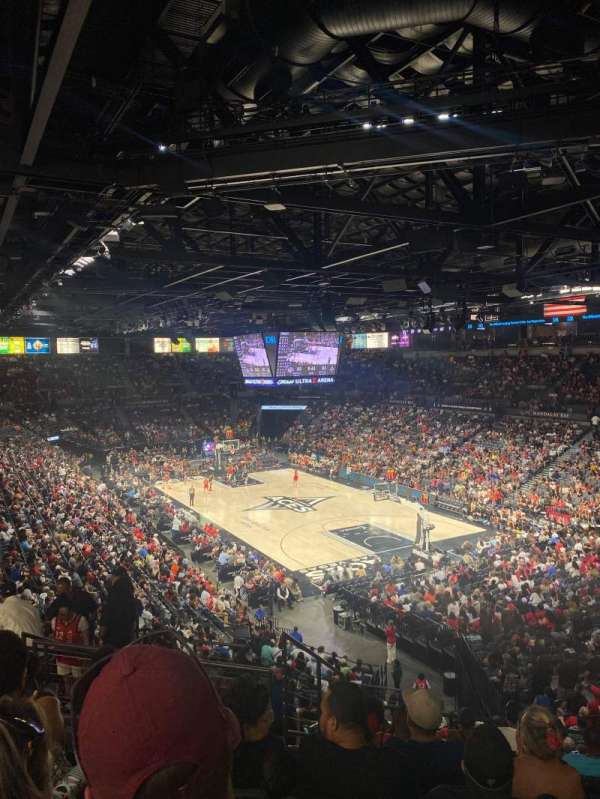 Michelob Ultra Arena, section: 211, row: J, seat: 9