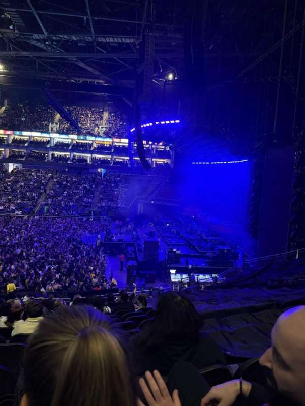 The O2, London, section: 112, row: Y, seat: 390