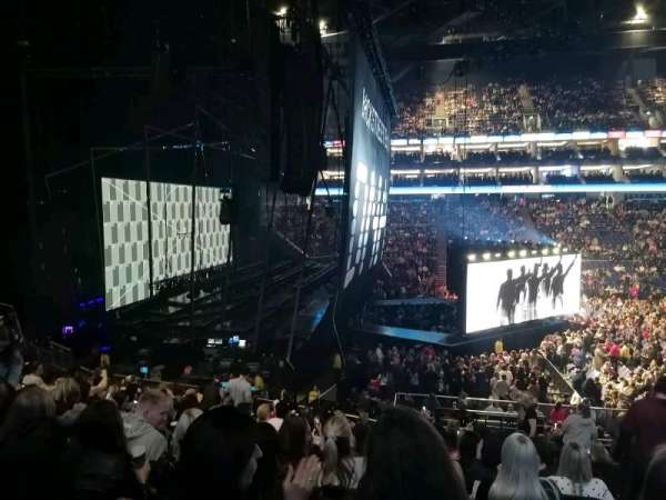 The O2, London, section: 101, row: X, seat: 25