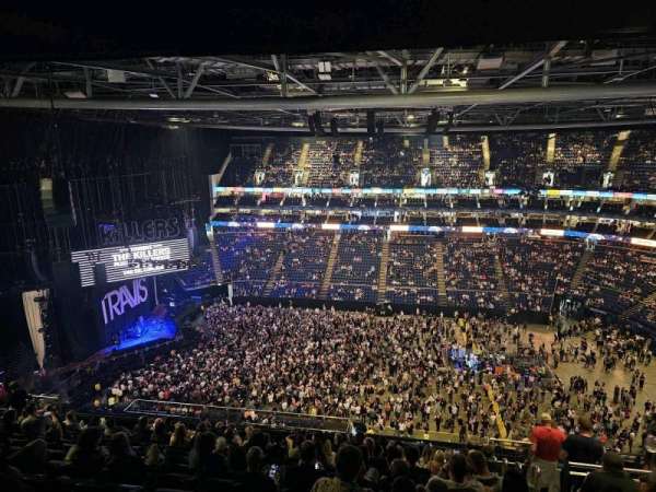 The O2, London, section: 404, row: P, seat: 530