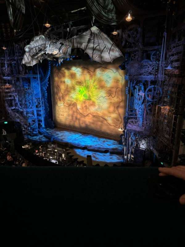 Apollo Victoria Theatre, section: Dress, row: A, seat: 7