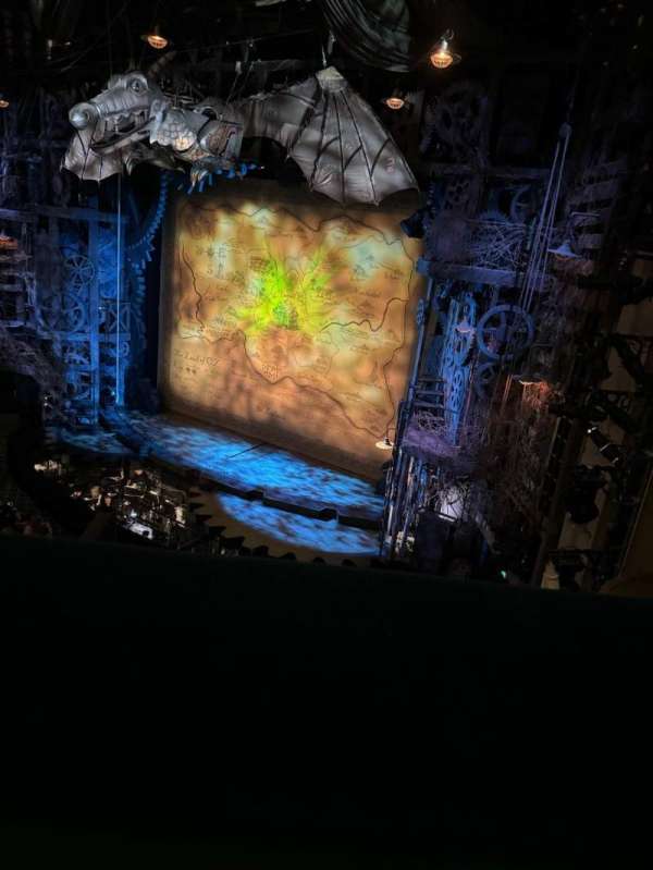 Apollo Victoria Theatre, section: Dress Circle, row: A, seat: 6