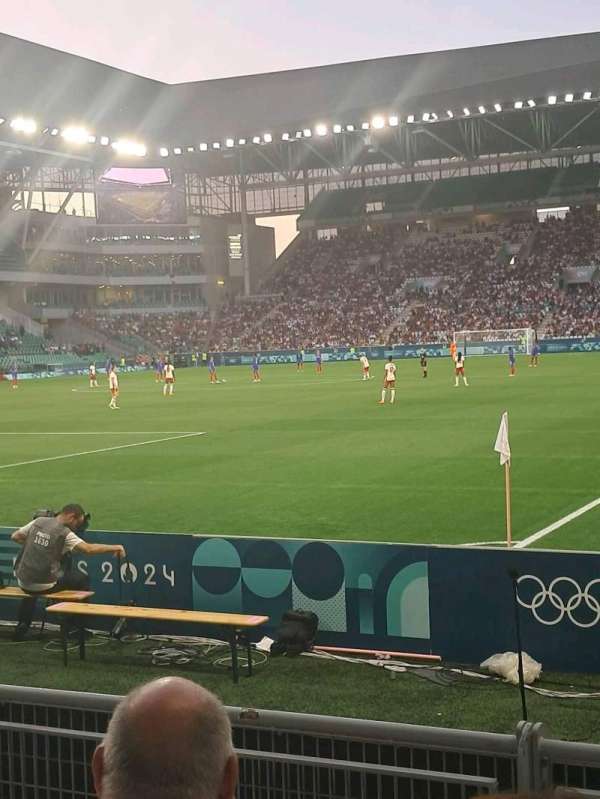 Stade Geoffroy-Guichard, section: B20, row: 4, seat: 16
