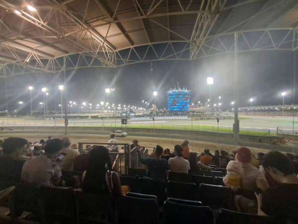 Bahrain International Circuit, section: University I, row: M, seat: 22