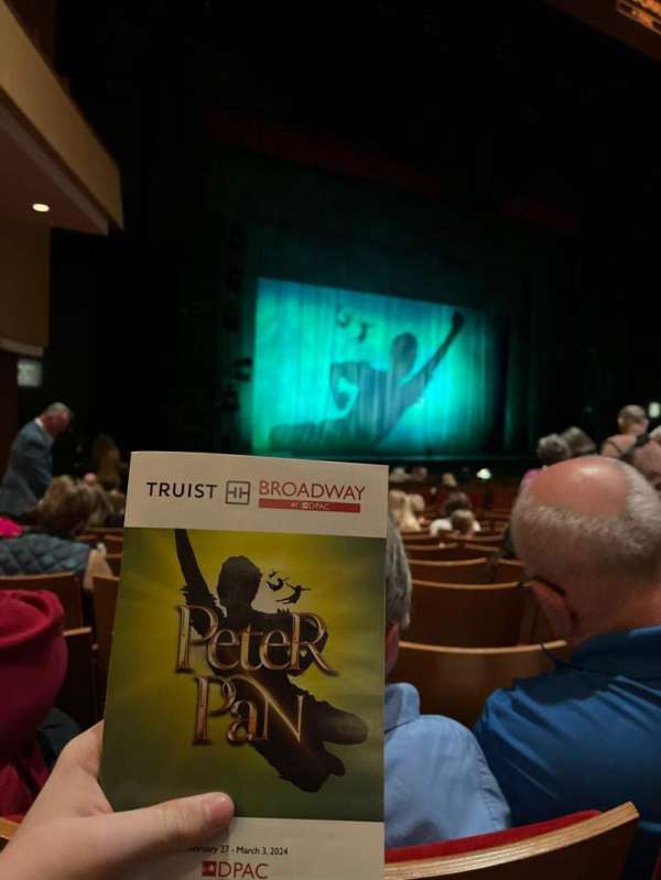 Durham Performing Arts Center, section: Orchestra 2, row: R, seat: 315