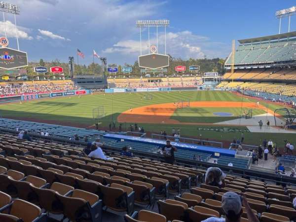 Dodger Stadium, section: 129LG, row: R, seat: 8