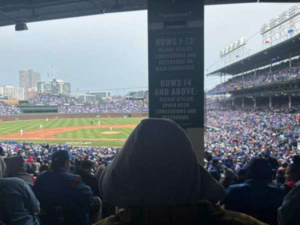 Wrigley Field, section: 215, row: 9, seat: 1