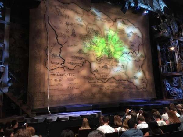 Gershwin Theatre, section: Orchestra L, row: D, seat: 3