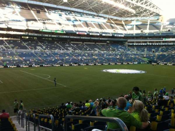 Lumen Field, section: 140, row: Y, seat: 1