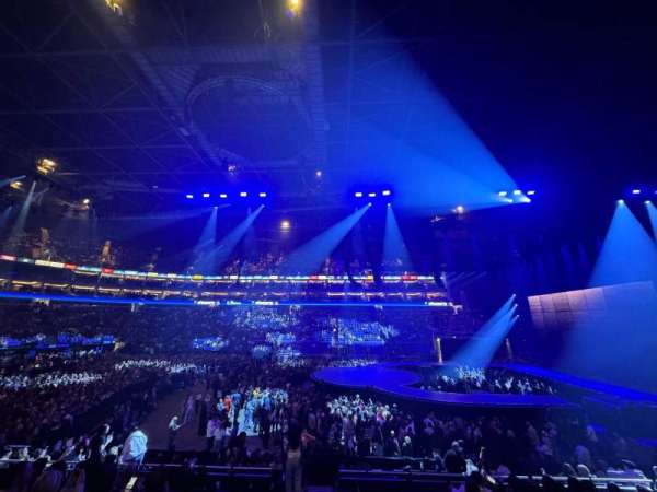The O2, London, section: 112, row: R, seat: 363