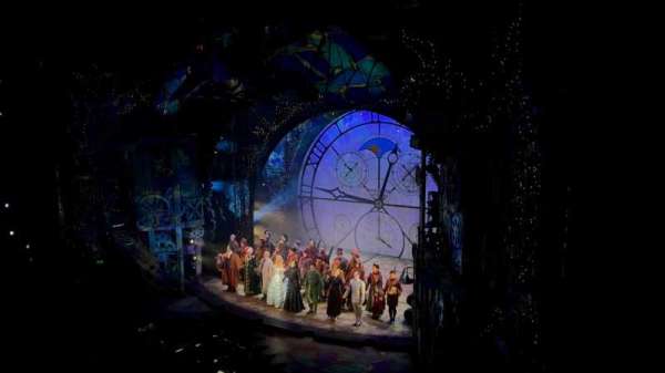 Apollo Victoria Theatre, section: Dress Circle, row: A, seat: 6