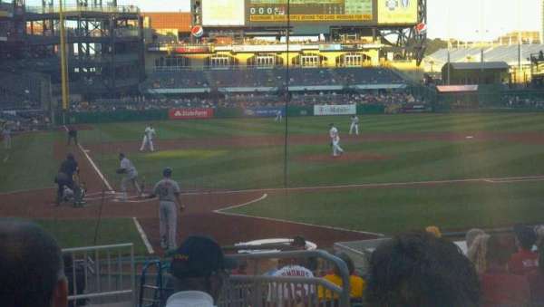 PNC Park, section: 114, row: C, seat: 4